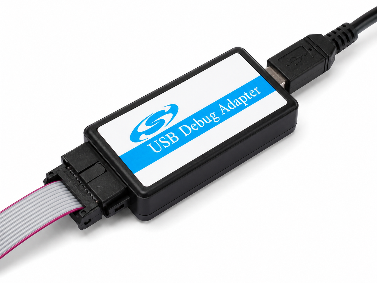 C8051 USB Debug Adapter 形象圖斜角視角