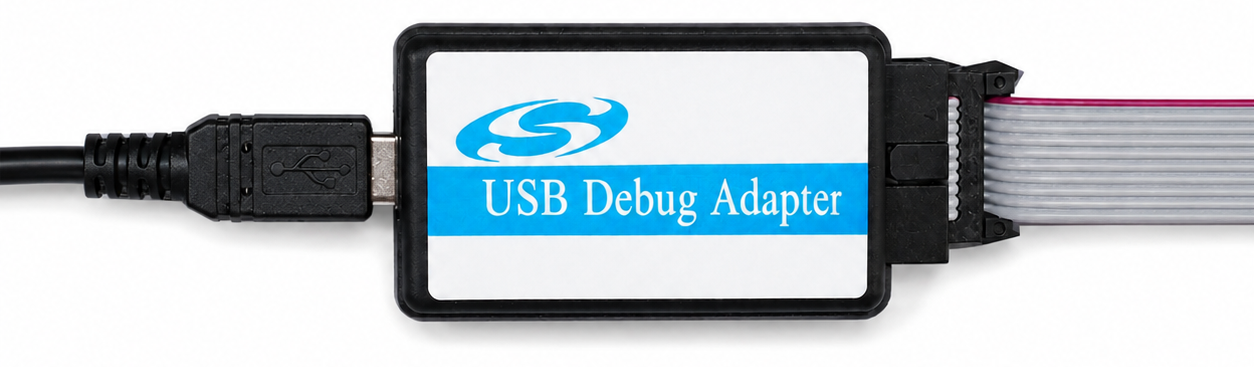 C8051 USB Debug Adapter 形象圖正視角